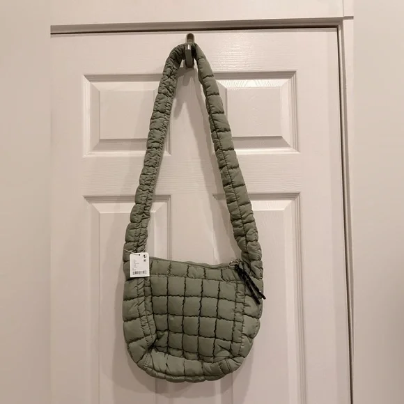 Free People Baby Carryall Bag in Stone Sage - Picture 3 of 4